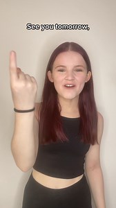 Welcome to today’s sign of the day! Today’s sign of the day is “Tomorrow!” Using SSE (With BSL signs!) -Let’s Make A Difference❤️ #BSL #signoftheday #letsmakeadifference #learntosign #education #SSE | Let’s Make A Difference