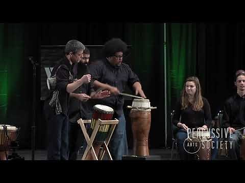 Sabar Drumming From Gandiol, Senegal KU West African Drum Ensemble PASIC 17 WPEC Winners