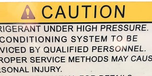 Check the Label Before Replacing AC Refrigerant