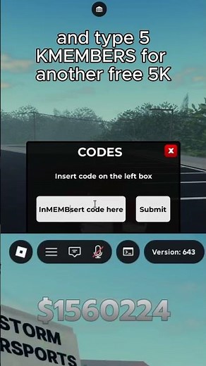 2 NEW CODES IN RIDE STORM ! #ridestorm #roblox #butifyoucloseyoureyes #automobile #motorbikegames