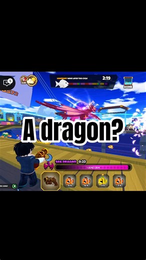 YOO FIGHTING A DRAGON IN SHOOTING FISH GAME IS CRAZY 😹✌️🔥🔥#roblox #dragon #robloxshorts