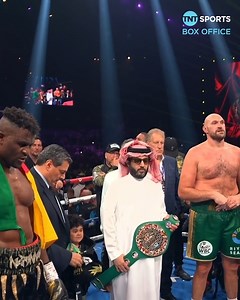 1.3M views · 32K reactions | Tyson Fury gets the split decision victory over Francis Ngannou 壘 #BattleOfTheBaddest | #FuryNgannou | #TysonFury | #FrancisNgannou | TNT Sports Football | Facebook