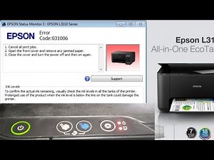Error Code : 031006 | Epson l 3110 error 031006 | Cancel all print jobs.