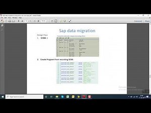 3. Introduction data migration part 3 LSMW , BDC , BAPI