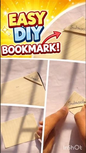 Easy DIY Bookmark 📔📕🏷️