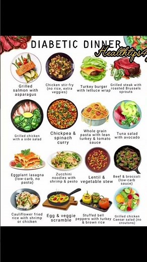 16 Easy & Healthy Diabetic Dinner Ideas | Low Sugar, Blood Sugar Friendly Meals #diabeticfriendly