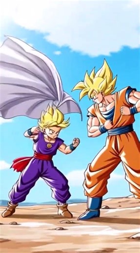 Dragon Ballz Goku vs Gohan 🔥✨ #goku #gohan ‪@DragonBallSsj2‬ #Mastimotiontoon