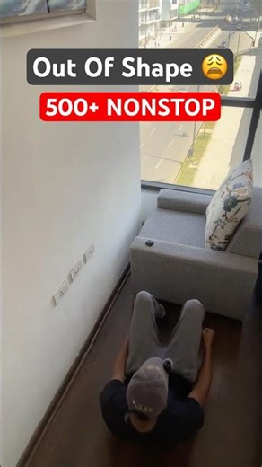 500 Sit-Ups NONSTOP, While Completely Out Of Shape 😱🔥