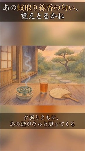 あの蚊取り線香の匂い、覚えとるかね #Shorts