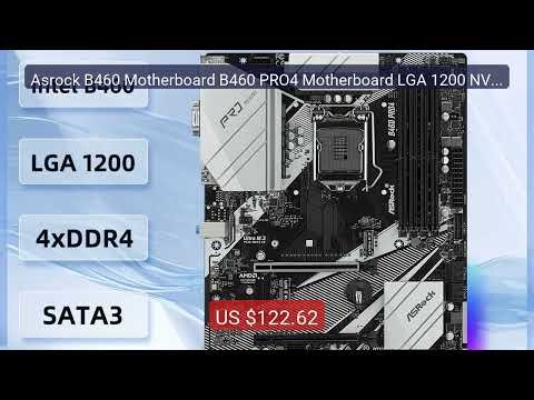 Asrock B460 Motherboard B460 PRO4 Motherboard LGA 1200 NVMe SSD M.2... — Top Rated 2026 | Buy Now!