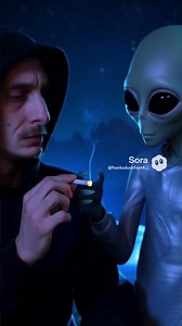 smoking weed with aliens