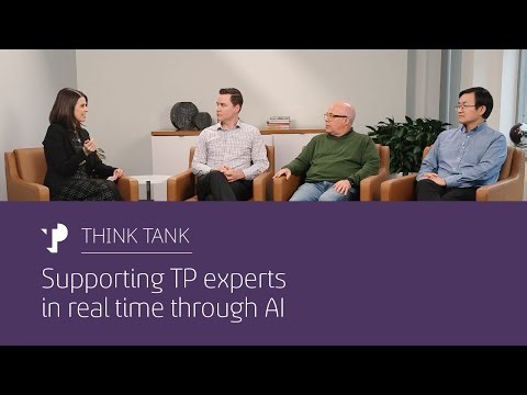 Supporting TP experts in real time through AI | TP Think Tank