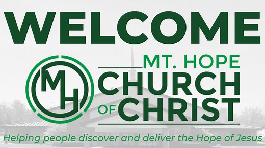LIVE STREAM | Mt. Hope Church of Christ