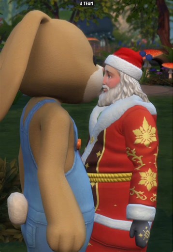 Santa and the Easter Bunny's Child in The Sims 4