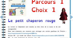 Cap-Code : coder une histoire ou créer un jeu ? – Primàbord