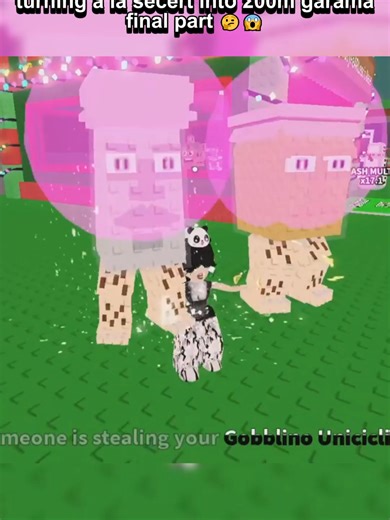 This is how i turned a la sercet into a 200m/s garama in 30 mins#roblox #viral #fyp #fe4rless #sab #garama