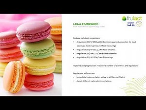 EuFooD STA Webinar Food Additives Regulation EC Nº 1333 2008 on Food Additives
