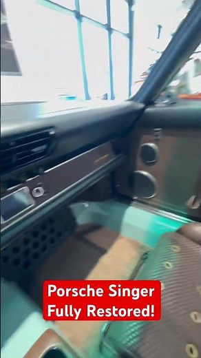 Ultra-Rare Porsche Singer Interior !