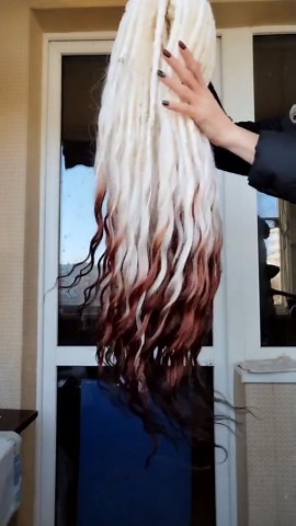 Ombre Synthetic Dreadlock Extensions: Double Ended Faux Dreads - Etsy