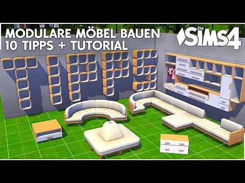 Modular Furniture | TUTORIAL + 10 TIPS for Building | The Sims 4 Dream Interior Design