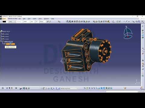 Brake model -1 used in cranes | parametric modeling in catia | remastering process