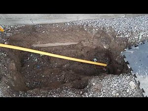 Replacing natural gas supply line from meter to the house