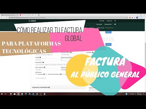 How to create your global invoice if you are in the technological platforms regime!