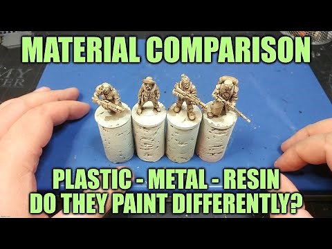 Plastic, Metal, Resin: What's the difference?