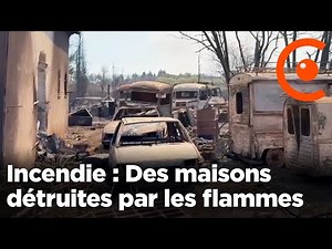 Aude: Impressive images of the damage from the fire of the century after the flames passed through