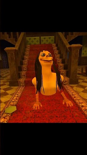 Can I Escape before Momo Catches Me? #ghostlyadventures #robinplays #horrorgame #mobilegame