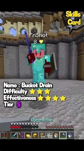 Best pvp techniques #Minecraft #MinecraftPvP #PvP #MinecraftShorts #Gaming #STap #WTap #HitSelect