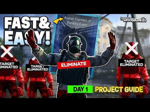 Division 2 x Avatar Collab: Project Day 1 Fast & Easy Guide