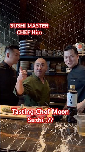“When Sushi Master Hiro Tastes Chef Moon’s Sushi… Legendary Moment!” #chefhiro #sushi #cheflife