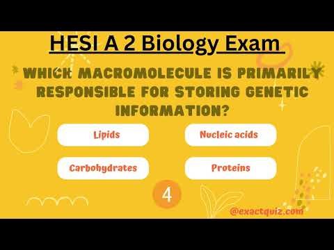 HESI A 2 Biology Exam