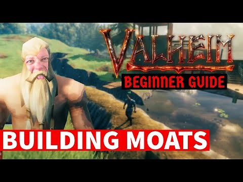 Valheim Guide - How To Build A Moat For Your House👑
