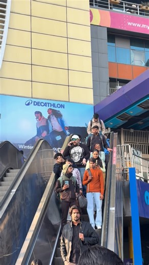 Daanvir Karan Singh Lamba on Instagram: "1.5 inch Condom Prank 🥒 ... 🤣escalator prank... Awkward calls on escalator prank... Sabko bahut hassi aayi. Bahut mazaa aaya sabko. . . . . Follow karo agar aapko hassi aayi to🤣🤣🤣... Kal 12 inch ka c....m pehnenge. Wait for NEXT VIDEO. JALDI FOLLOW KAR LO... . . Saari Public hairaan 1.5 inch ka MACHINE dekh kar... Daring pranks. Pranks in public. Public pranks. Best prank.best prankster. Prankster... . .🙉🙉🙉 ..#trend #instagram #viral #reels #daily