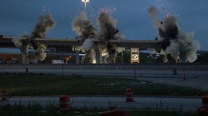 TxDOT crews blow up second section of 183 flyover. https://cbsaustin.com/news/local/second-scheduled-implosion-stops-i-35-traffic | CBS Austin