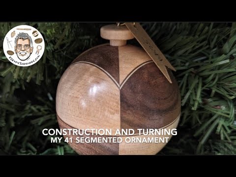 Segmented Laminated Christmas Ornament
