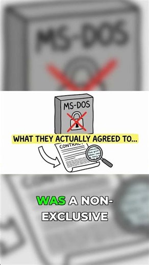 IBM's Fatal Flaw: The Non-Exclusive MS-DOS Deal