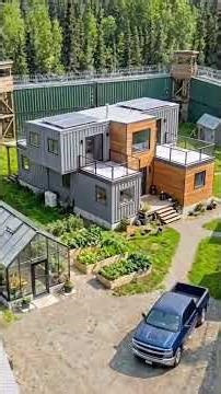 Building a Massive Shipping Container Fortress in the Alaskan Wilderness