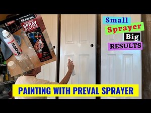 Painting Doors with Preval Sprayer