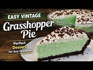 Easy Vintage Grasshopper Pie | Perfect St. Patrick’s Day Dessert