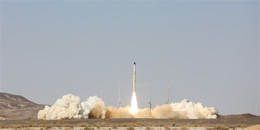 Iran Launches New Rocket, Showing Advances in Potential Missile Technology
