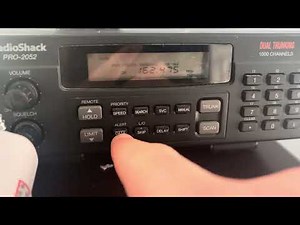 How to program your RadioShack pro 2052 for weather alerts