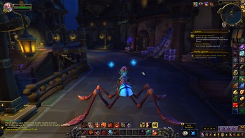 Night elf "Night Warrior" unlock scenario [Tyrande's ascension] | Battle for Azeroth