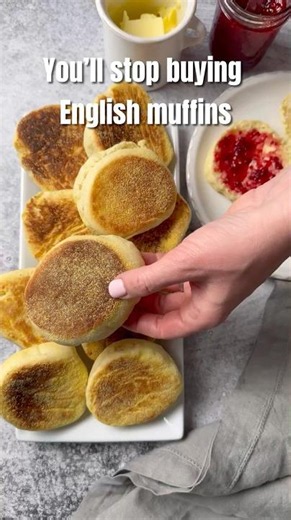 Homemade English Muffins From Scratch