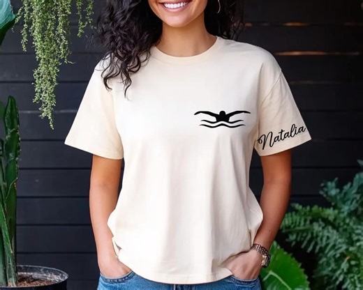 Personalized Swimmer Shirt: Game Day Swimming Tee - Etsy