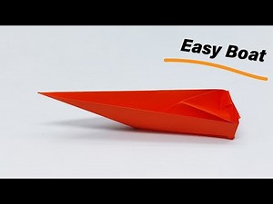 How to Make a Paper Boat That Floats - Origami Boat
