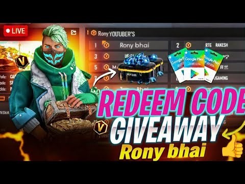🔴[LIVE] Redeem Code Giveaway 🎁 | Custom Room + Rank Push #ff #youtubeshorts #ytshorts #shorts