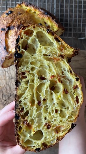 Adelina Roberts | Saffron-barberry sourdough, an idea from one of you lovely people🥰 Please let me know in the comments who suggested it so that I can thank... | Instagram
